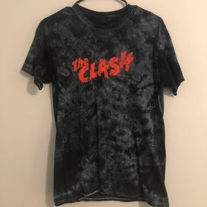 The Clash tie dye band tee SMALL